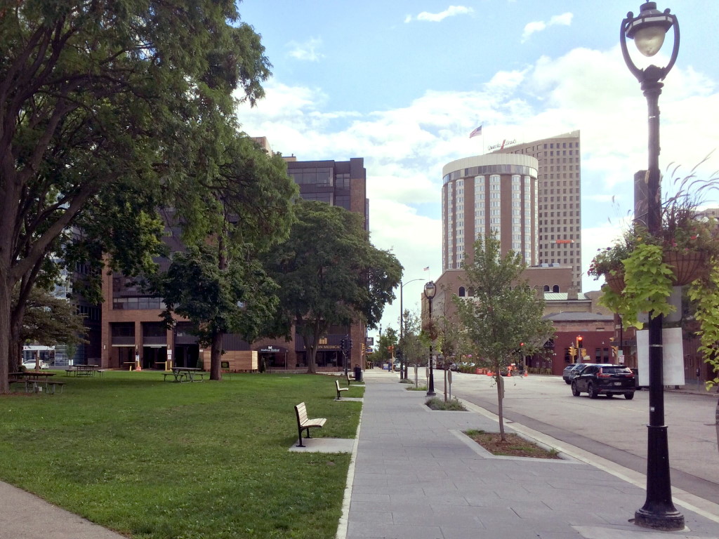 A View of Jefferson Street Looking South